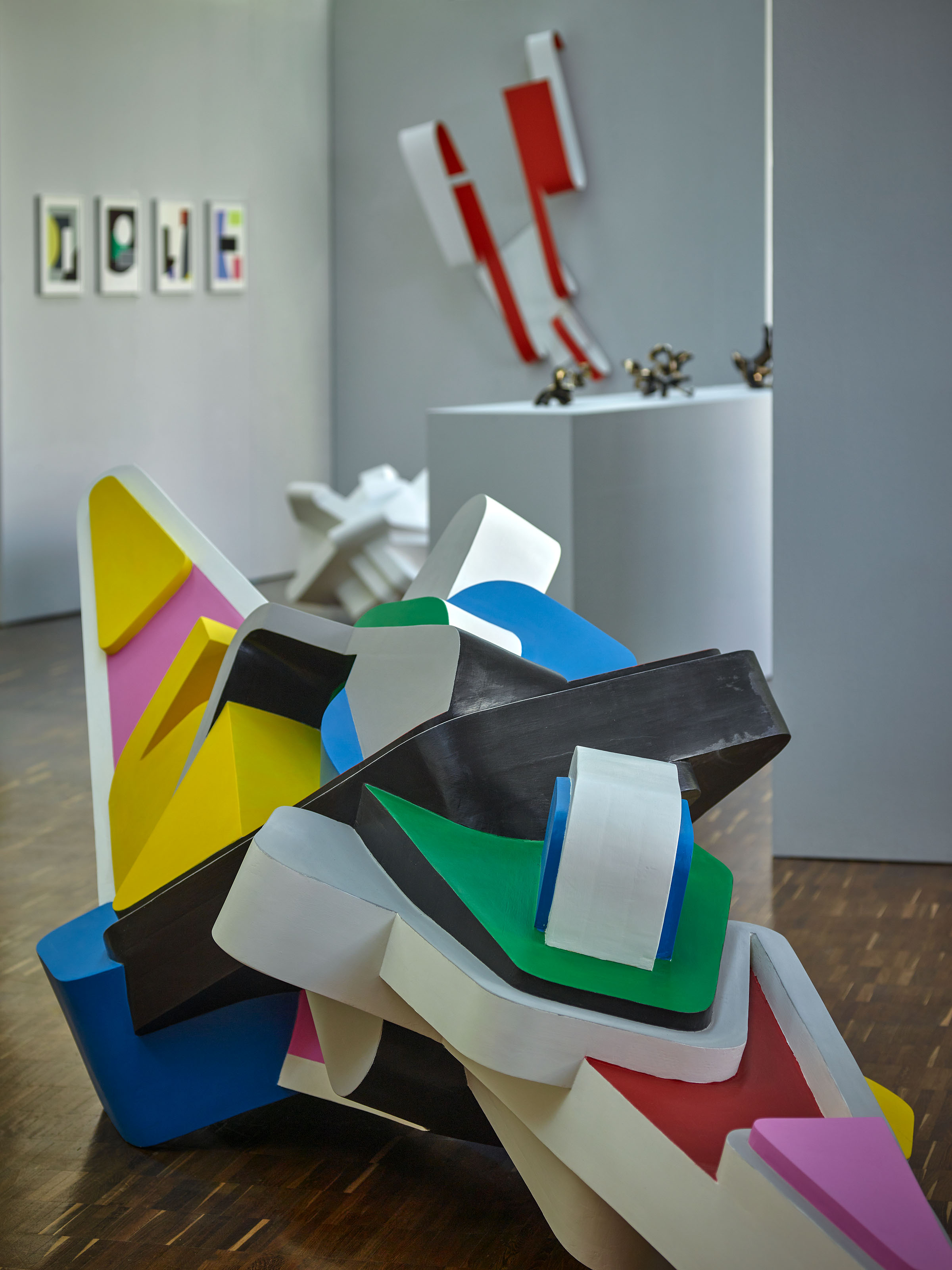 Ausstellung CUT, Objekt, Skulptur und Grafik von Jan Großmann, Copyright Kunst Jan Großmann, Copyright Foto Lothar Sprenger