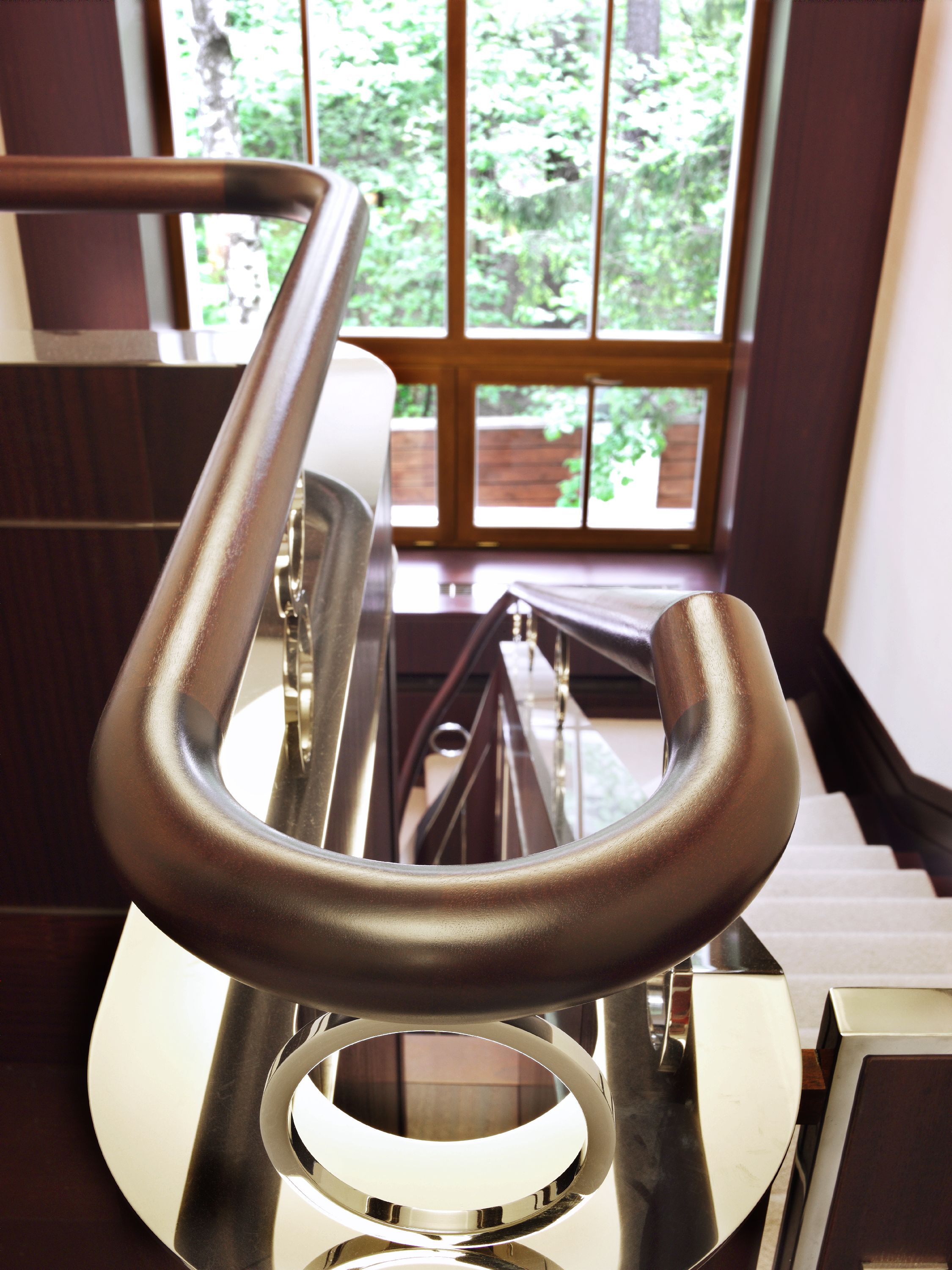 Villa Moskau, Treppenhaus © Bildinhalte: Deutsche Werkstätten, © Fotos: Frank Herfort